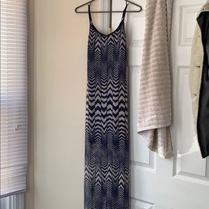 Blue maxi dress
